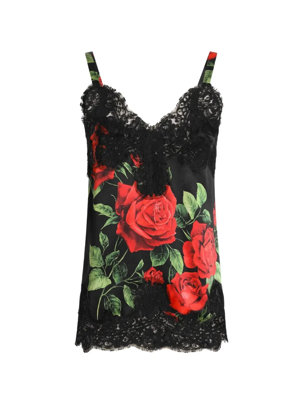 Майка атласная Dolce & Gabbana, черный