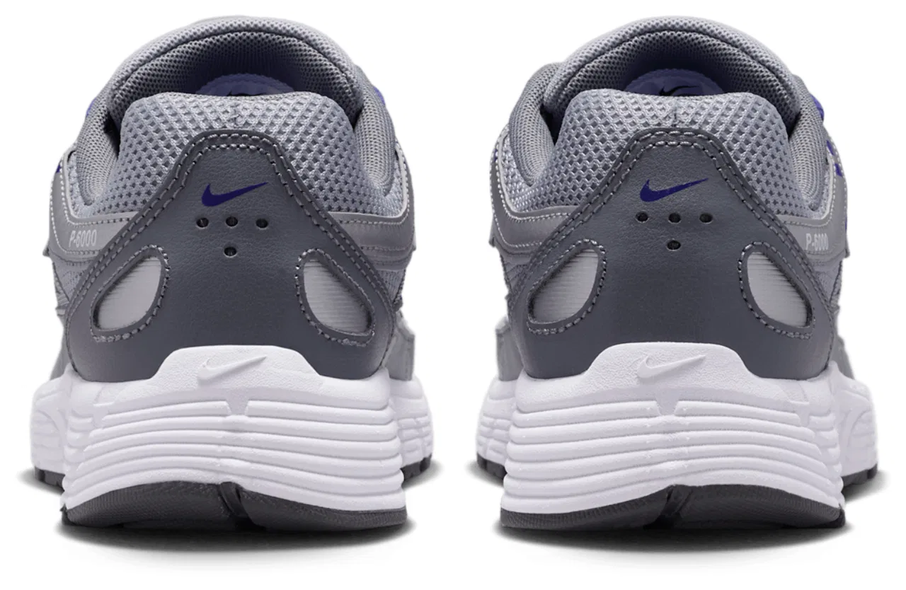 Кроссовки для мальчиков P-6000 Nike, цвет White/Wolf Grey/Deep Night — фото 3