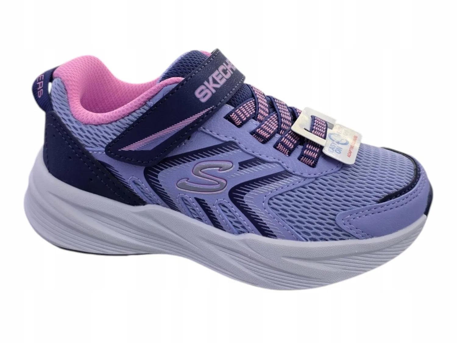 Детские спортивные кроссовки с липучкой Skechers, Цвет Violett