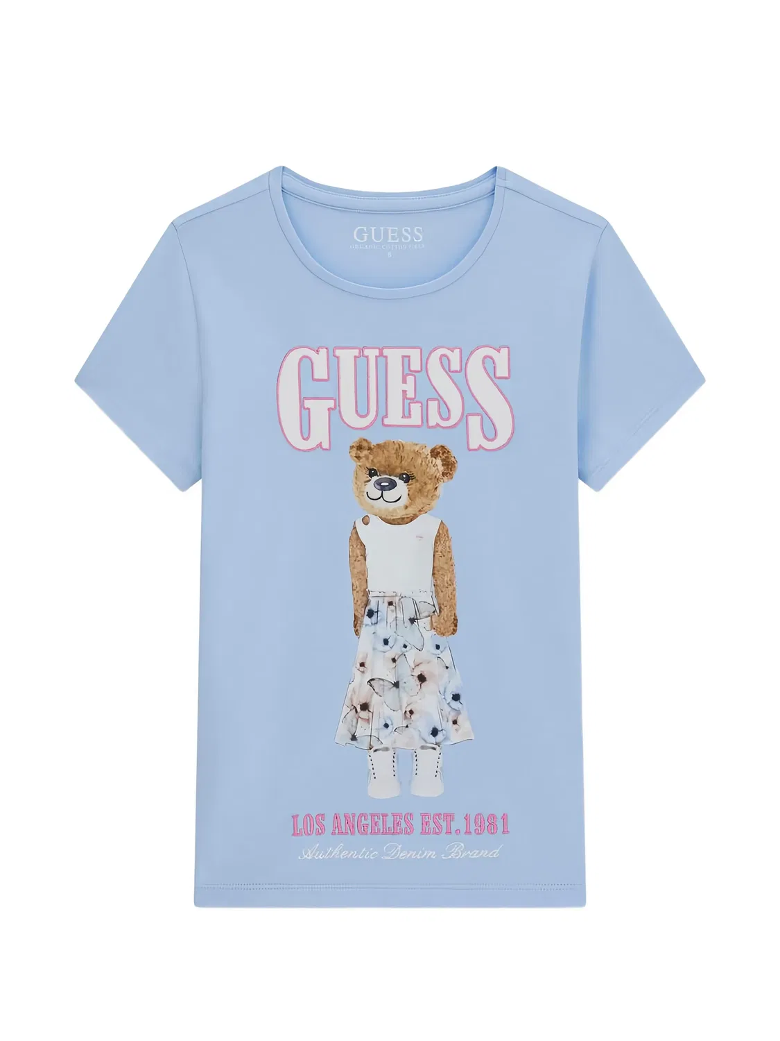 Футболка с плюшевым мишкой Guess Usa, синий