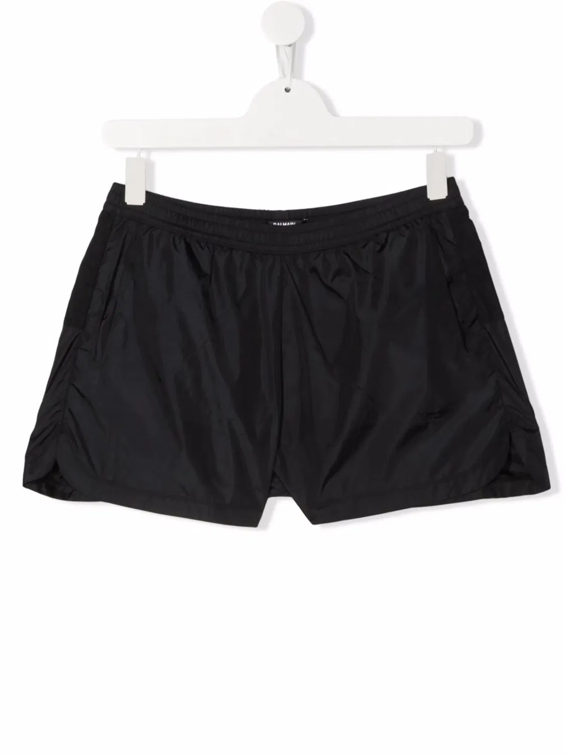 Спортивные шорты с логотипом Balmain Kids, черный