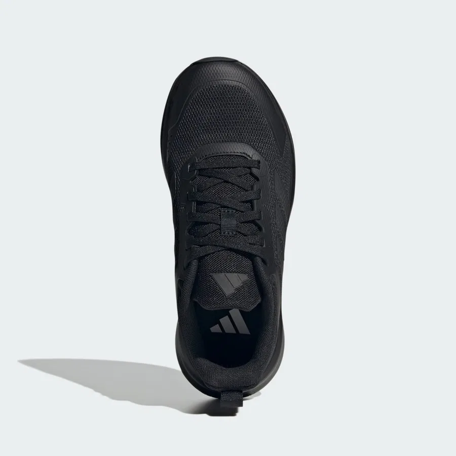 Детские кроссовки с шнуровкой Fortarun 4.0 adidas, Черно-белый — фото 4