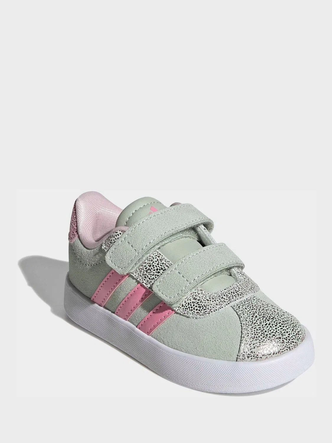 Кроссовки детские adidas VL Court 3.0, зеленый — фото 4