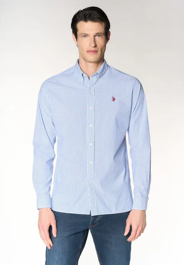 Рубашка хлопковая с эластаном U.S. Polo Assn. Multicolore