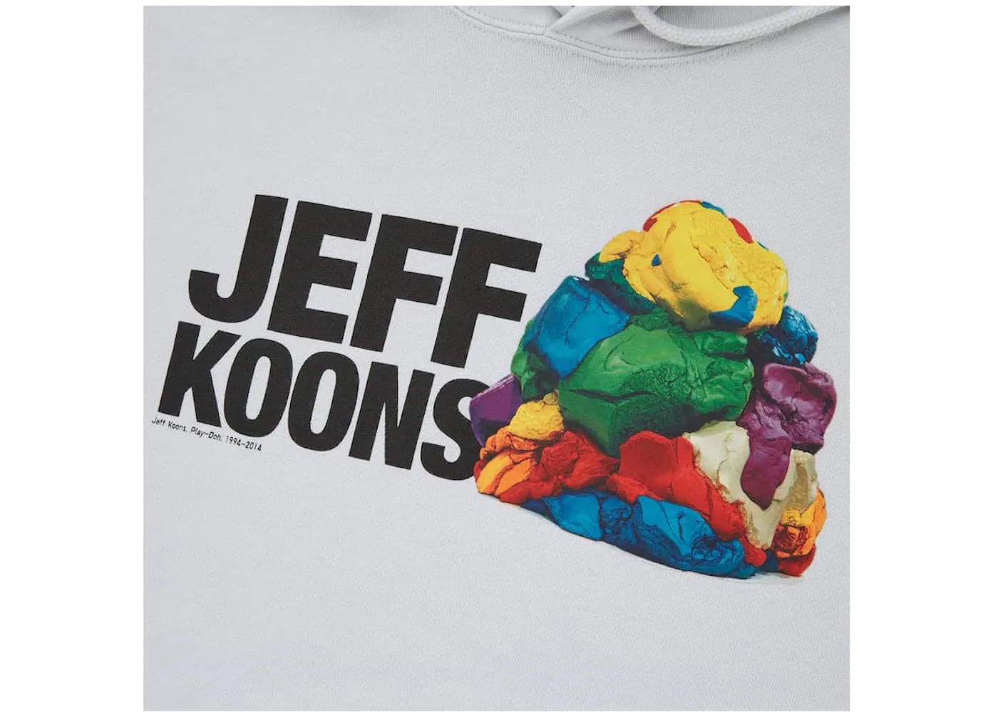 Мужской худи с принтом Jeff Koons UT Graphic Uniqlo, Light Gray — фото 2