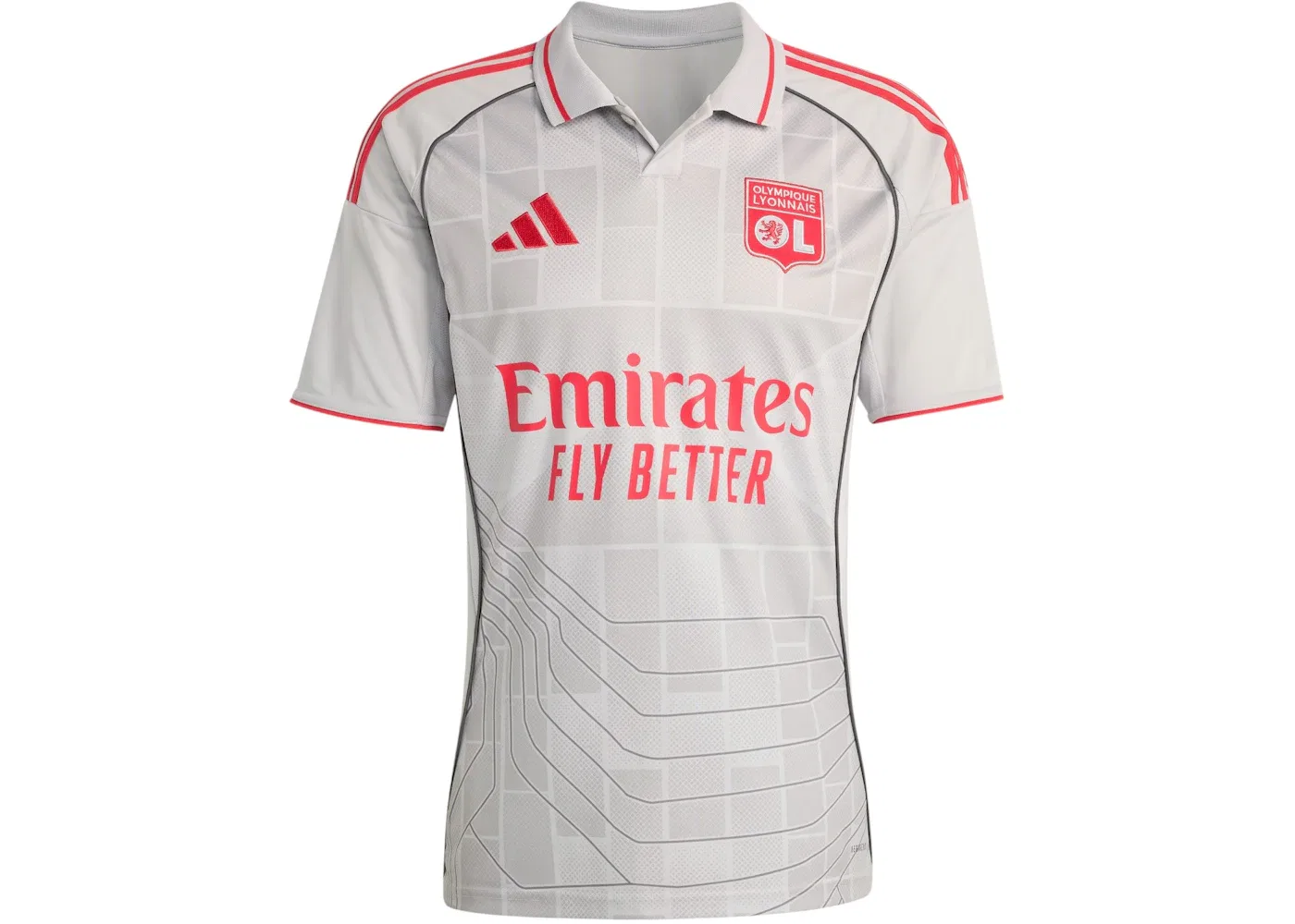 Мужская футбольная футболка с длинным рукавом Jersey Adidas, Light Solid Grey