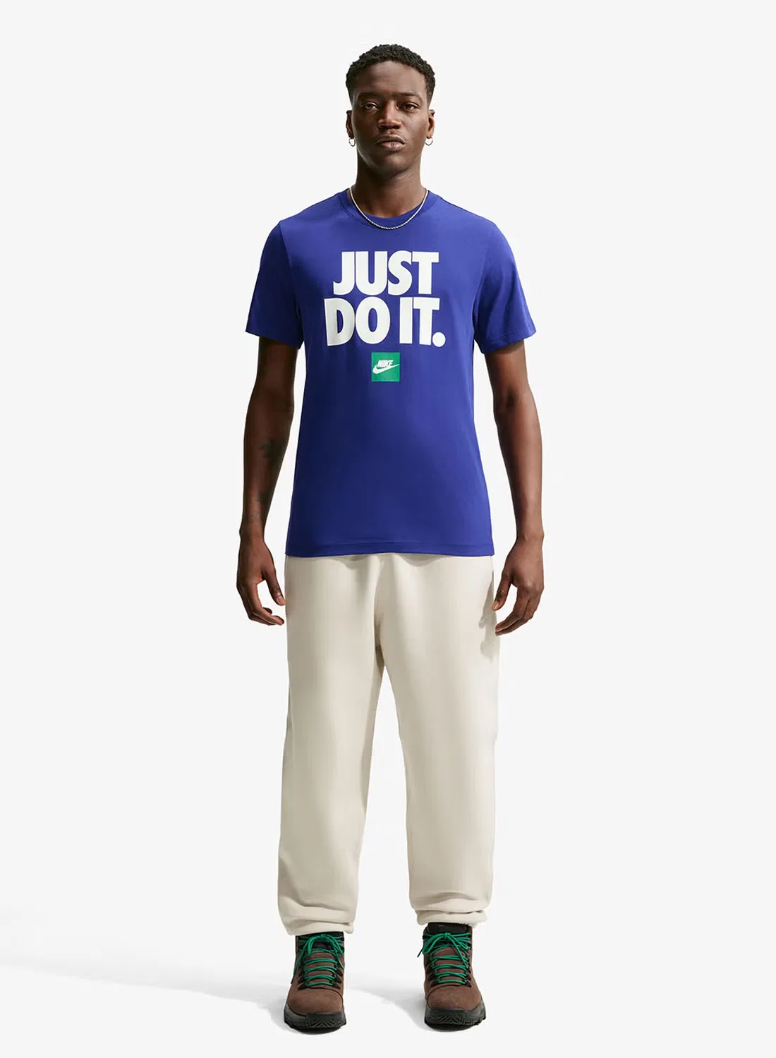 Футболка с принтом Jdi graphic Nike, синий
