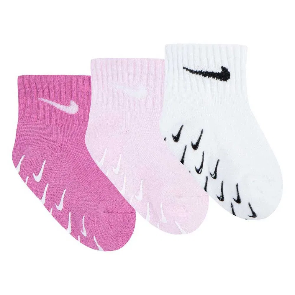 Носки спортивные короткие Gripper S 3 пары Nike, белый — фото 2