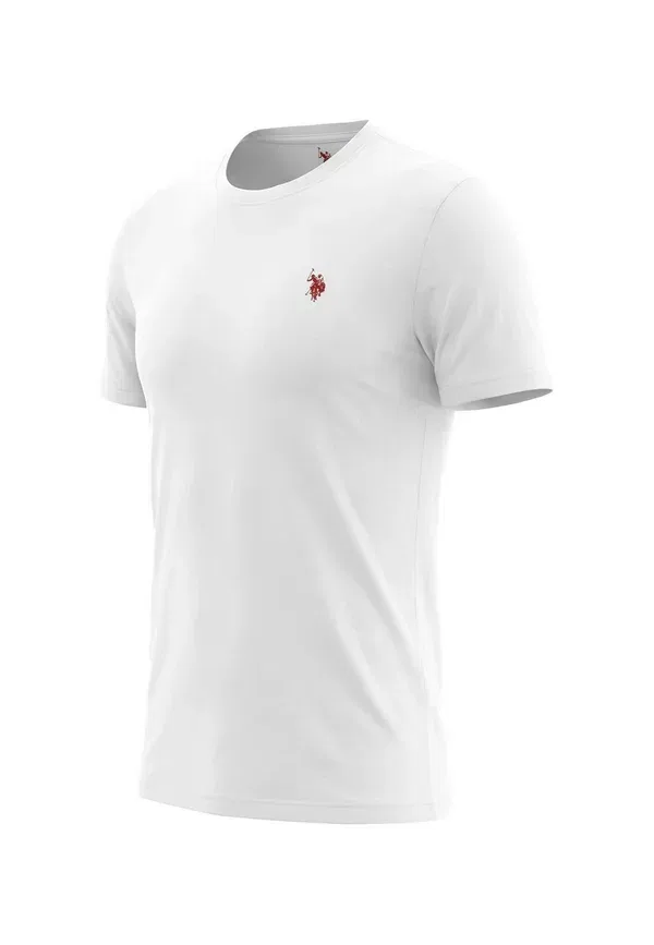 Футболка дышащая Uszaane. 2 pack - basic t-shirt U.S. Polo Assn., weiss, белый — фото 4