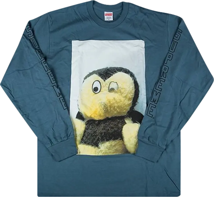 

Футболка Supreme Mike Kelley Ahh...Youth! Long-Sleeve T-Shirt 'Slate', синий