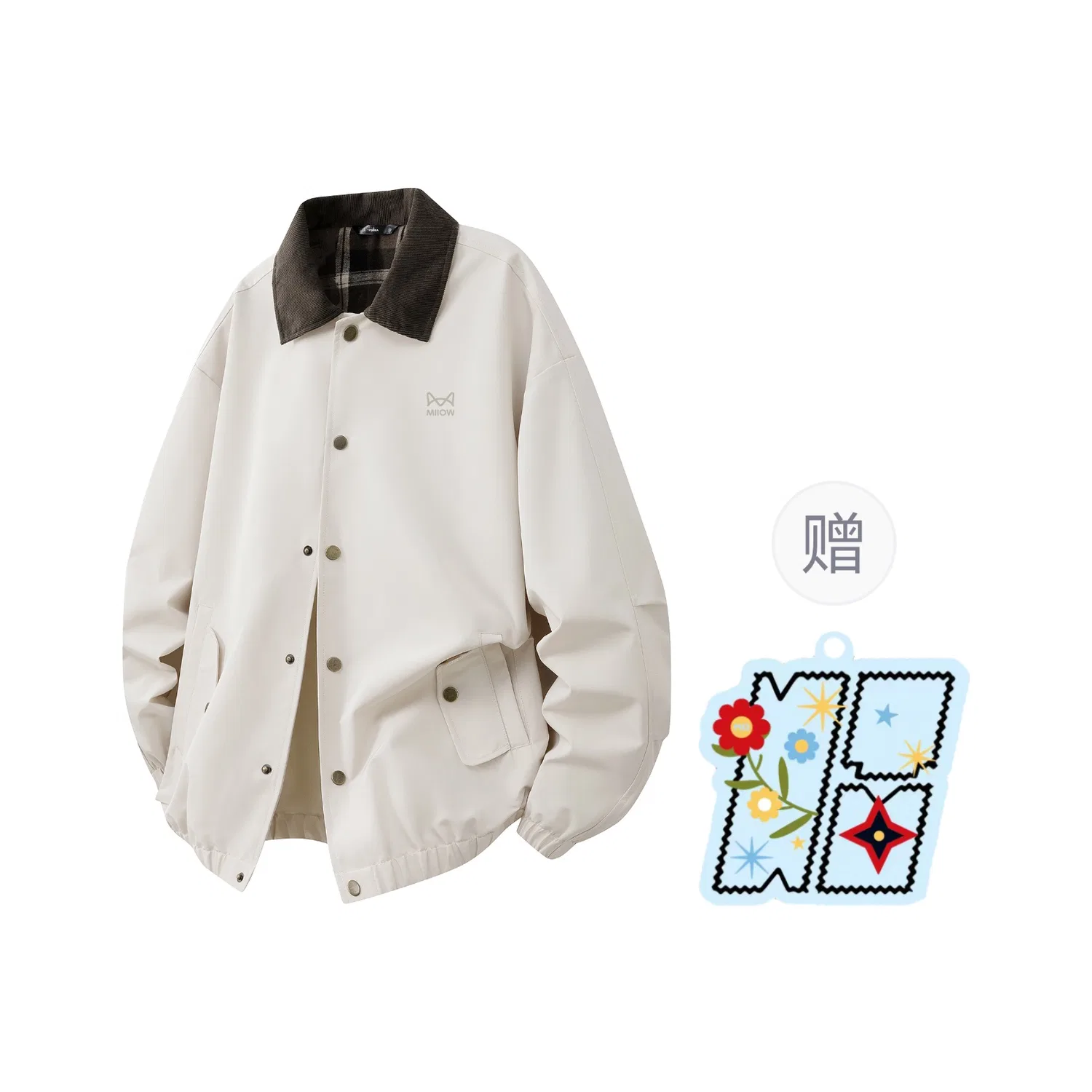 Детское пальто с принтом Trend Party Series Unisex MIIOW, Khaki