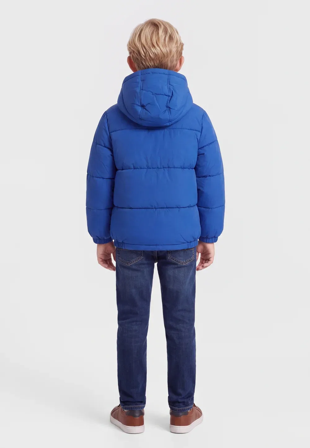 Petit doudoune - зимняя куртка Petit Bateau, Ultramarine — фото 2
