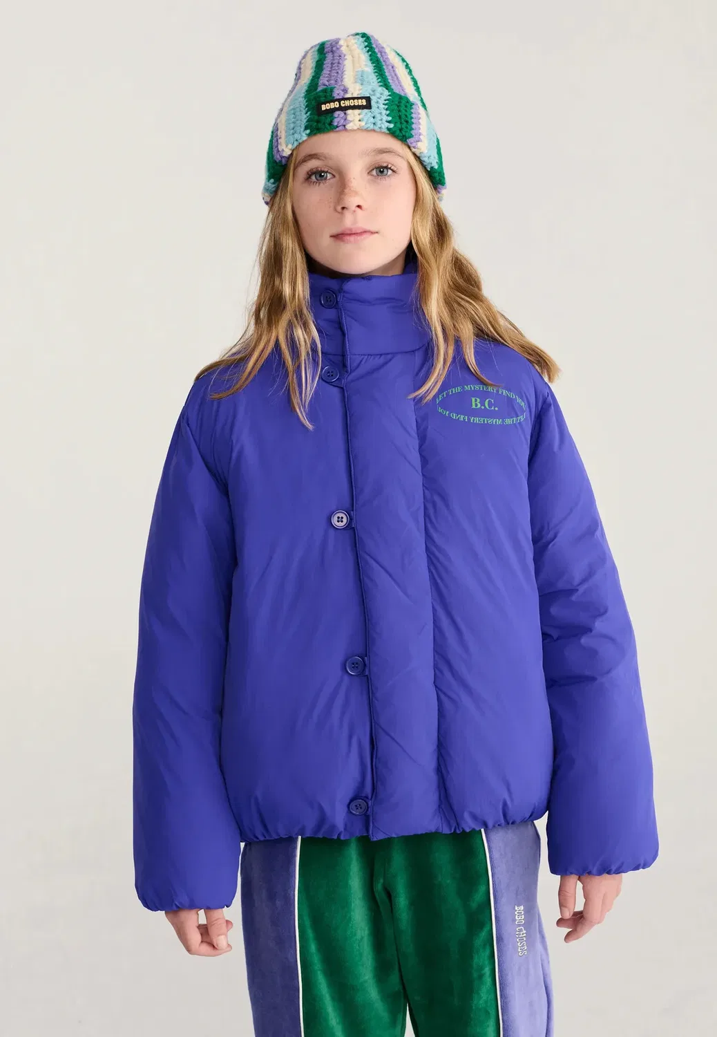 Загадочная британская зимняя куртка Bobo Choses, Royal Blue — фото 2