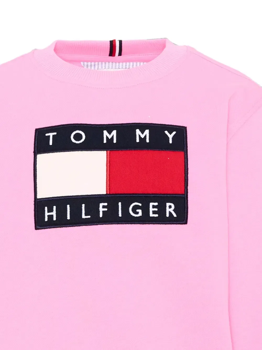 Толстовка с нашивкой-логотипом Tommy Hilfiger Junior, розовый — фото 3