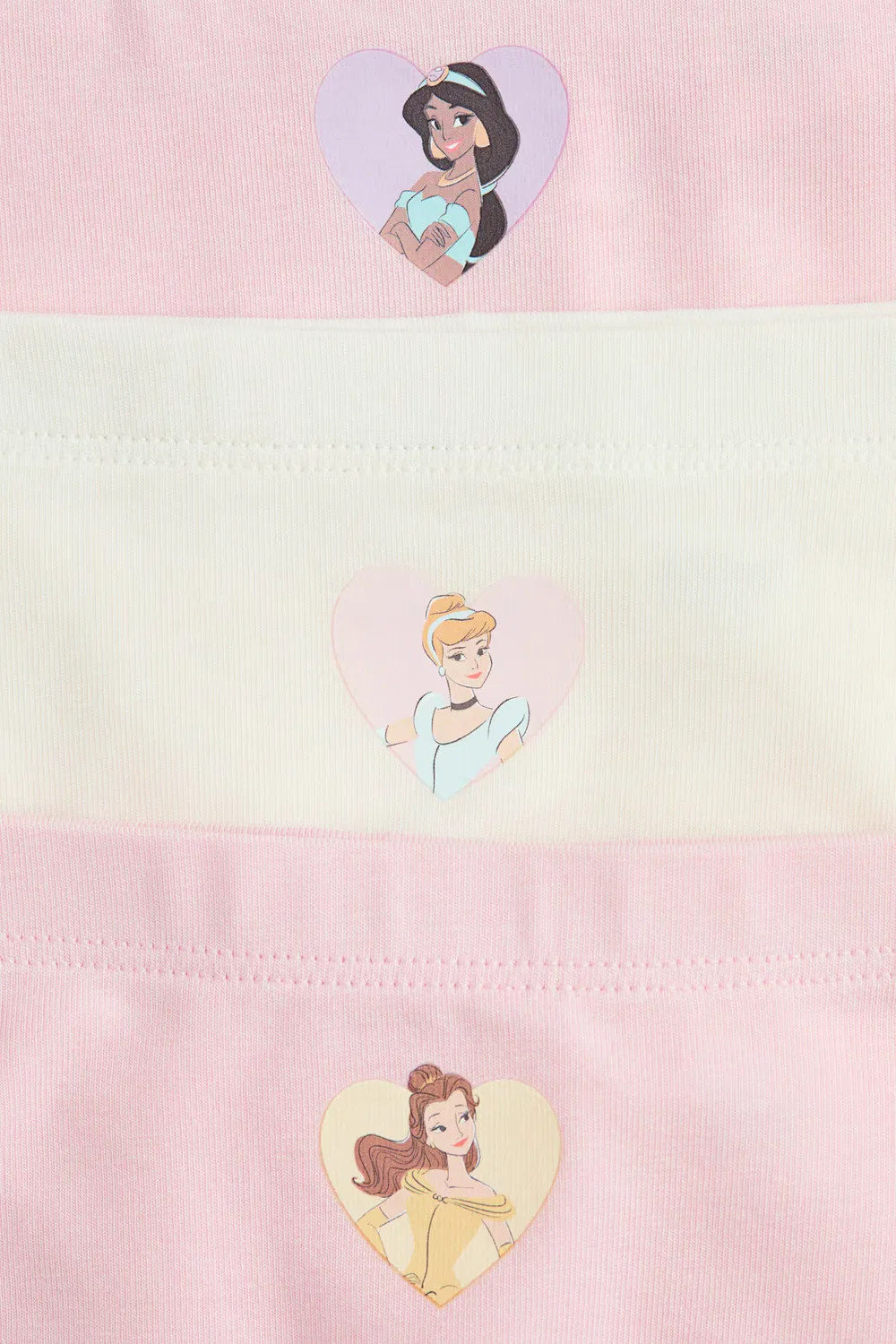 Набор из 5 хлопковых боксерских трусов H&M, Weiß/Disneyprinzessinnen — фото 3
