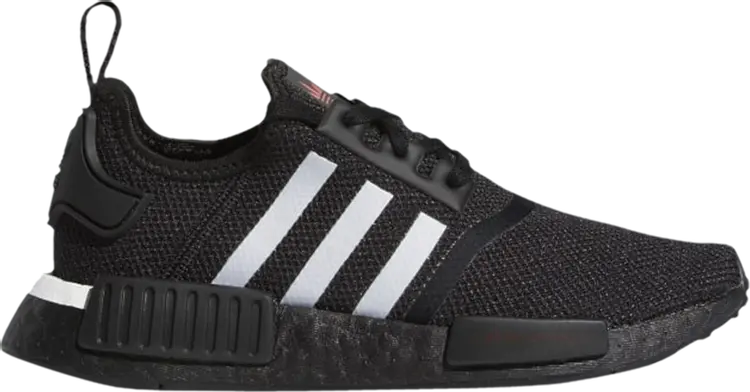 

Кроссовки Adidas NMD_R1 J 'Japanese Side Print - Black White', черный