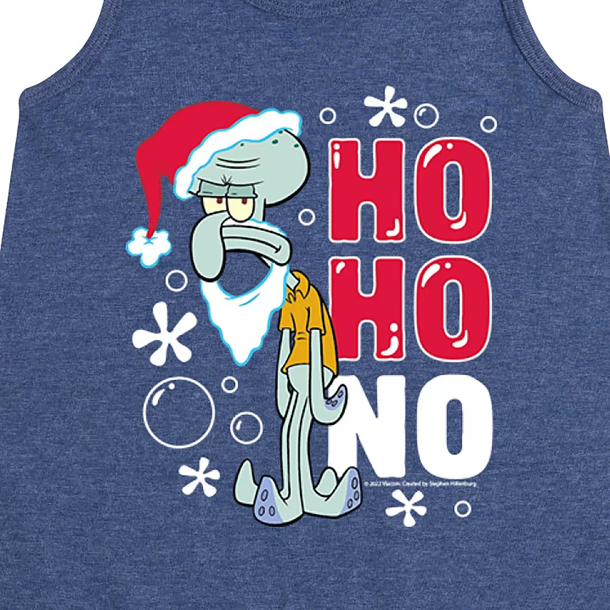 Детское платье-трапеция без рукавов SpongeBob SquarePants Ho Ho No, Heather Navy — фото 2