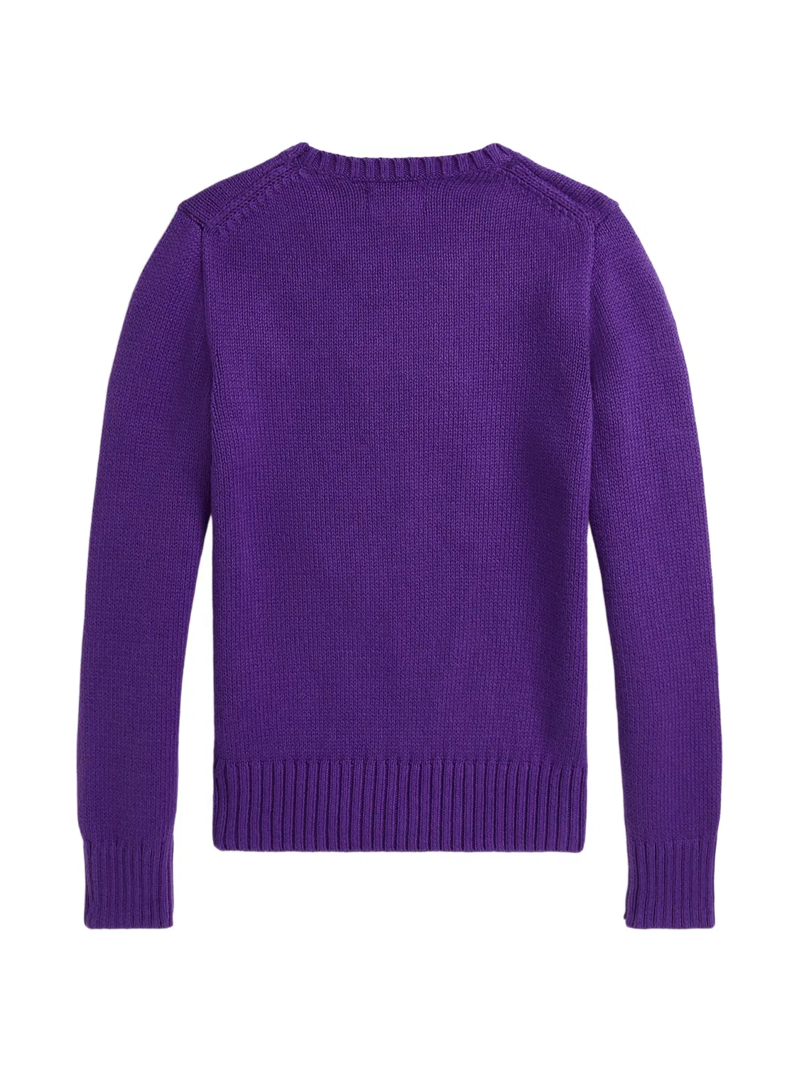 Свитер Polo Bear с объемными рукавами Polo Ralph Lauren Kids, фиолетовый — фото 2