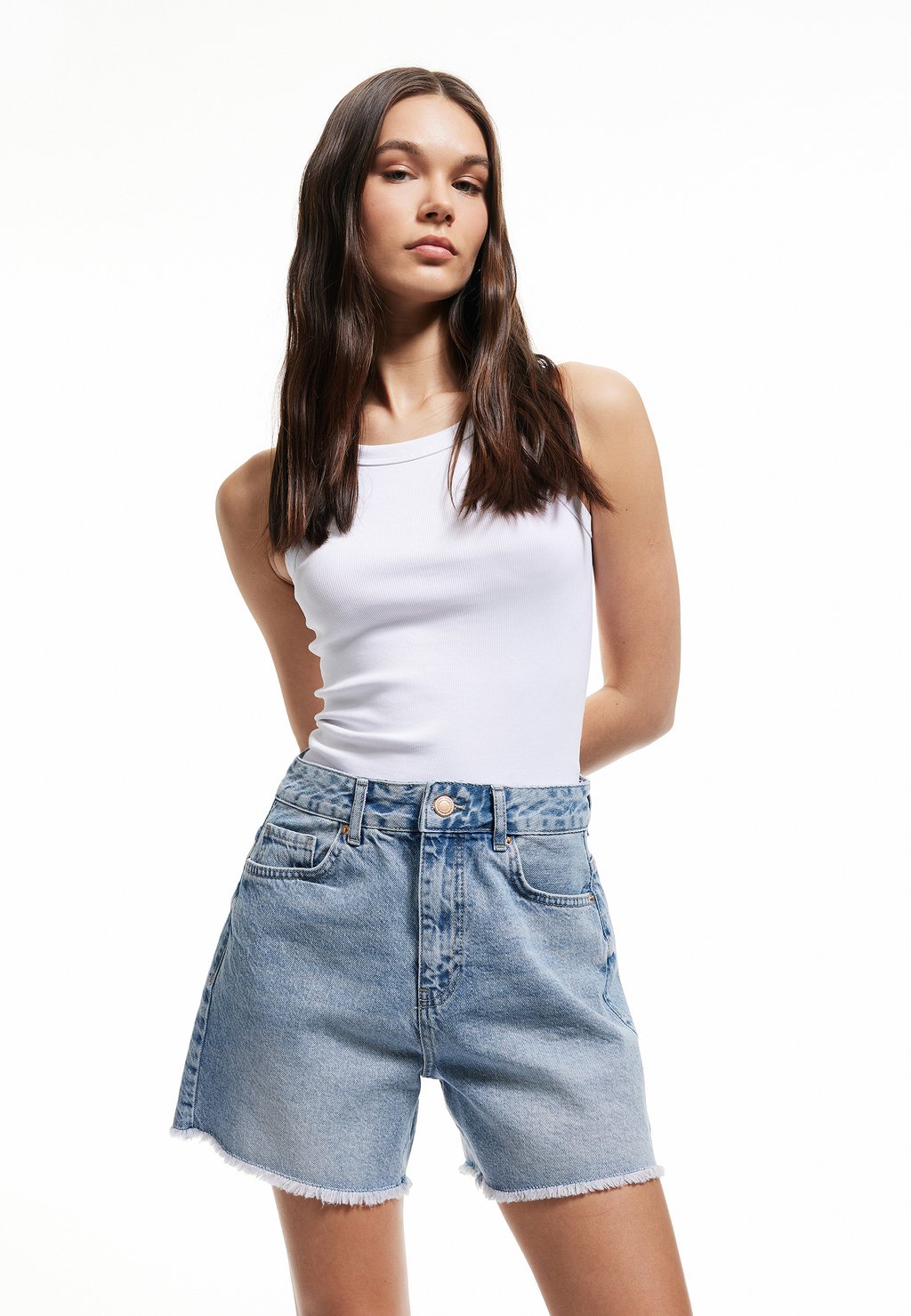 

Джинсовые шорты Koton, цвет Blue Denim