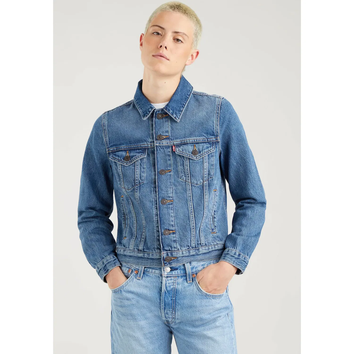 Женская джинсовая куртка Original Trucker Levi's, Soft As Butter Dark