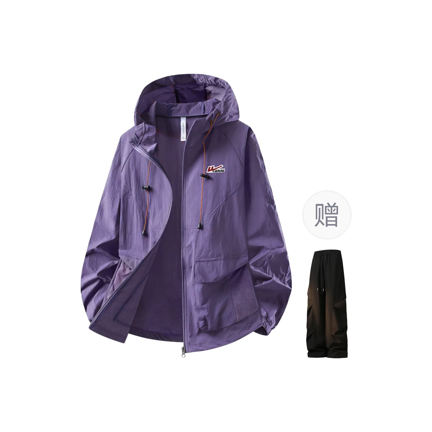 Детская одежда для защиты от солнца, с длинным рукавом, Star Purple (2 Pack DIY Badge), WARRIOR