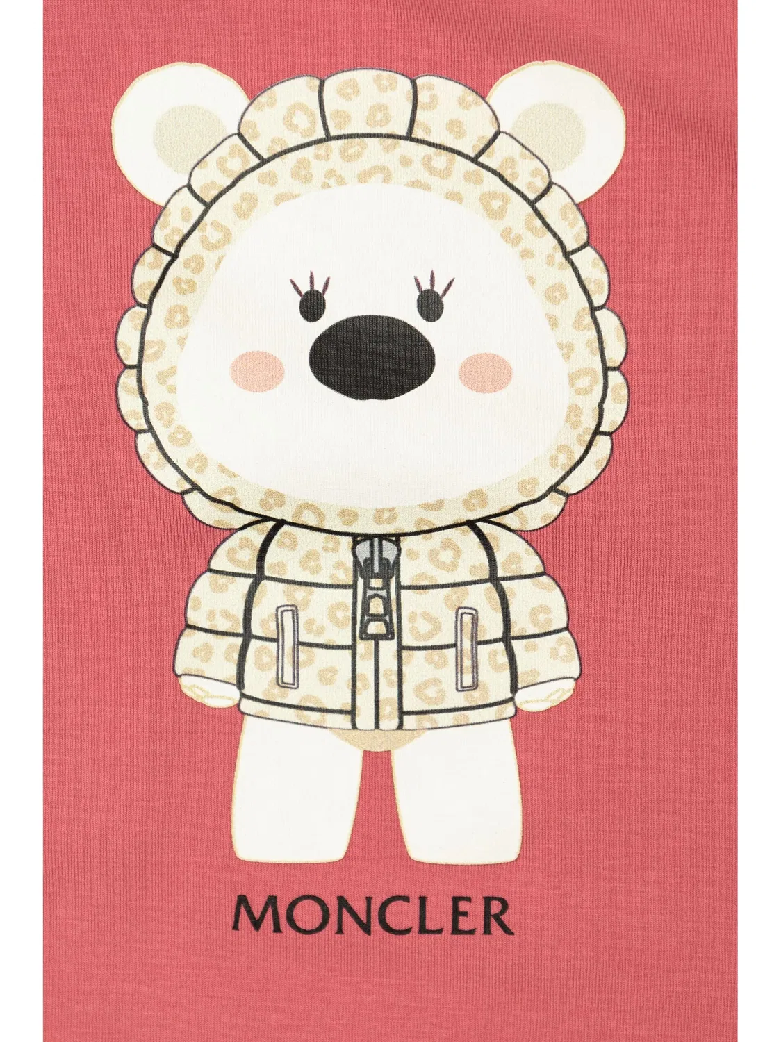 Футболка с длинным рукавом Moncler, розовый — фото 3