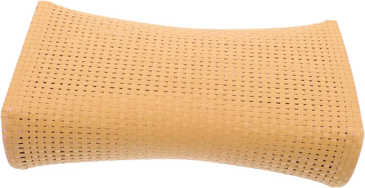 Подушка для шеи для сауны, плетеная имитация ротанга, Ipetboom, 34x18x9 см