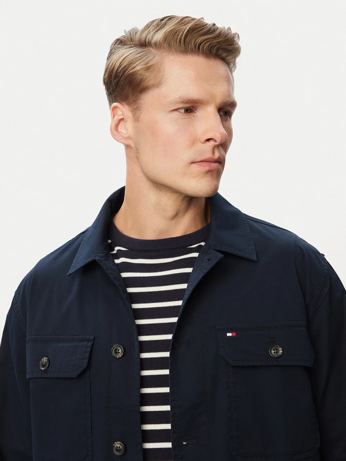 Мужская демисезонная куртка стандартного кроя Blend Tommy Hilfiger, темно-синий — фото 4