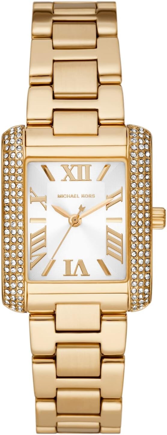 

Часы наручные Michael Kors Oversized Emery Pavé Gold Tone, золотистый