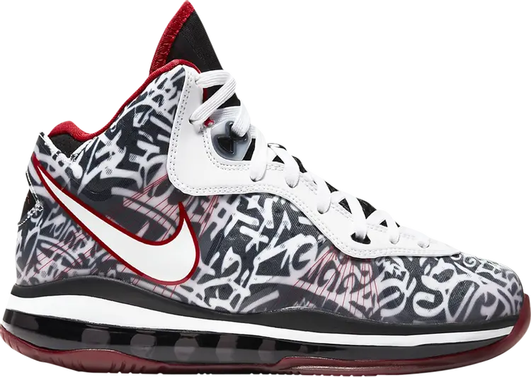 

Кроссовки Nike LeBron 8 GS 'Graffiti', черный