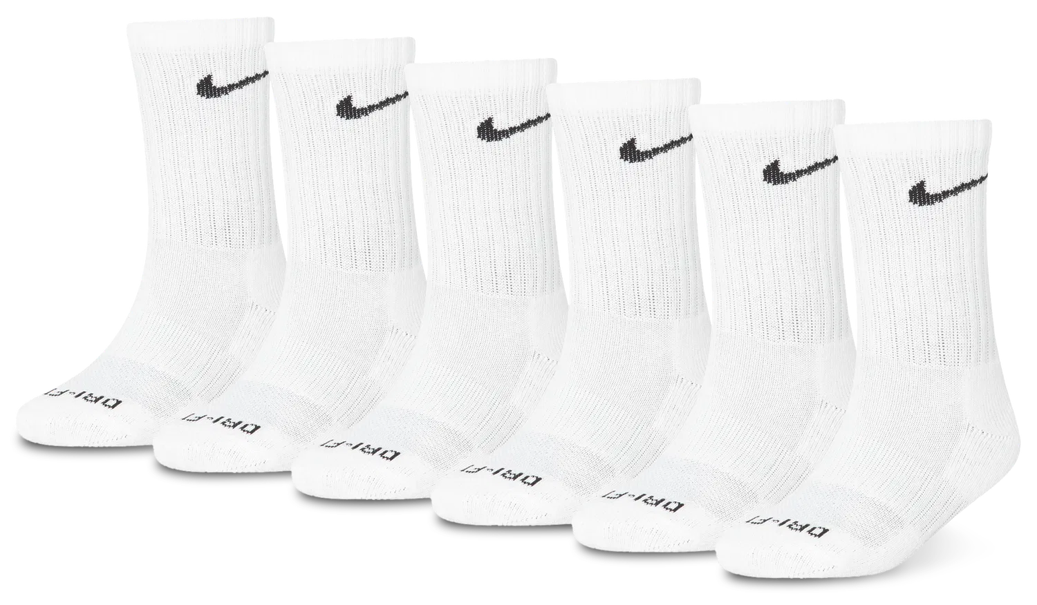 Детские носки для мальчиков с технологией Dri-FIT, Nike, White White — фото 4