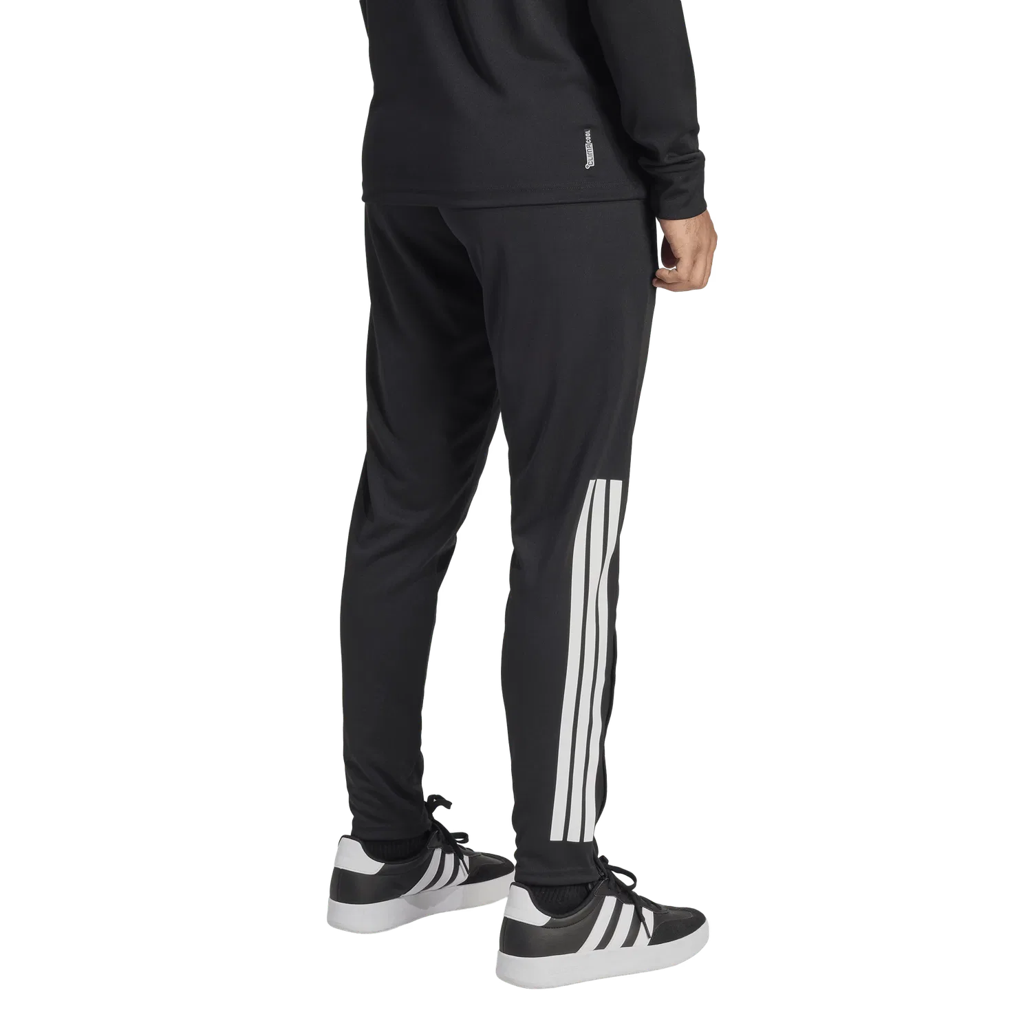 Мужские спортивные штаны с карманами Adidas, черный — фото 2