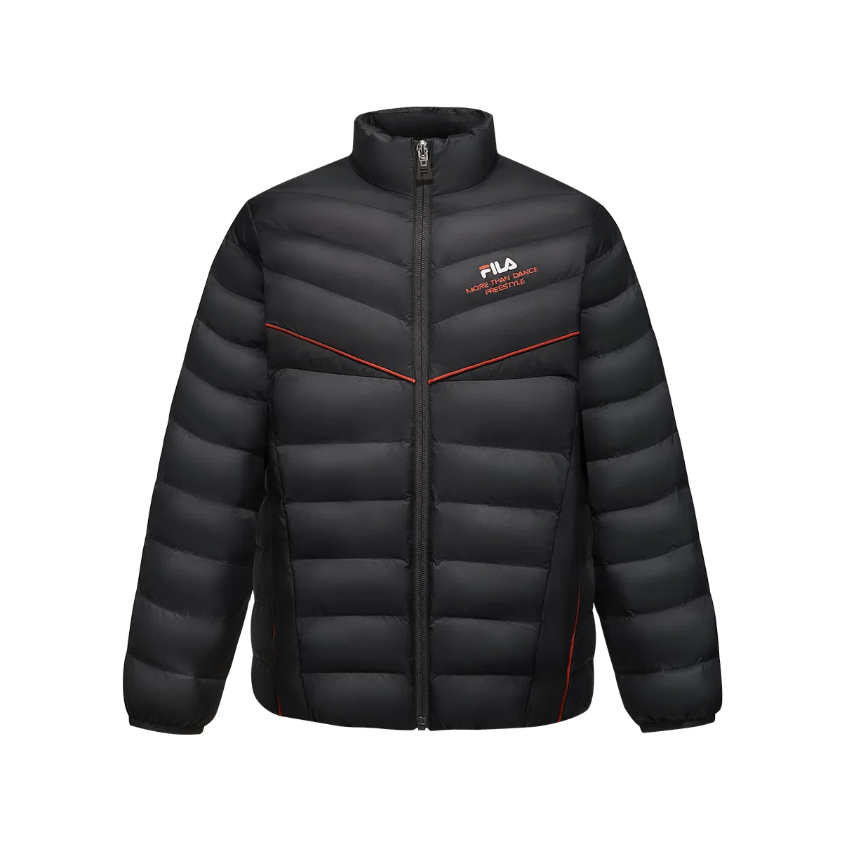 Детская куртка утепленная тонкая FILA KIDS, Obsidian Black