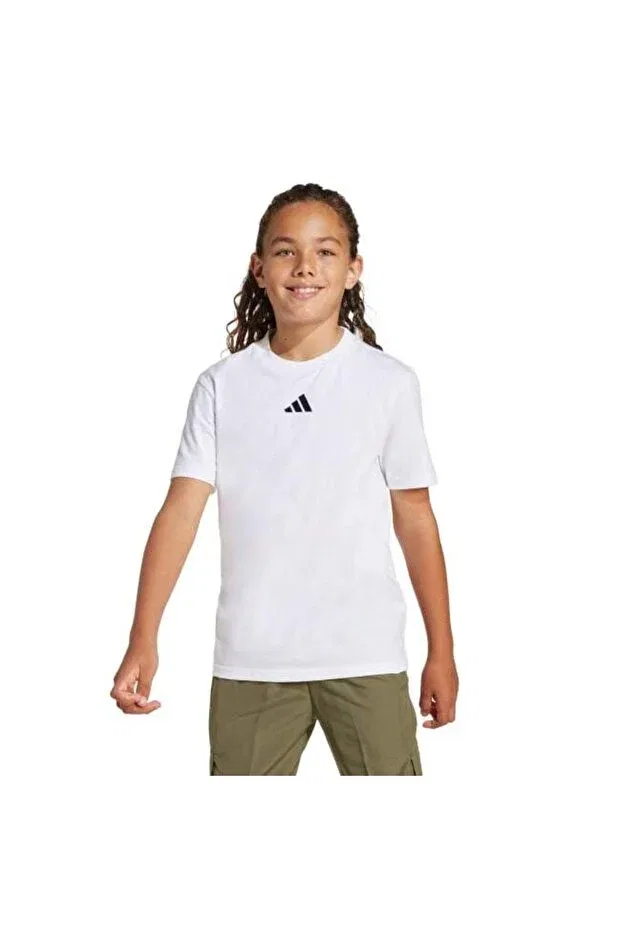 Детская футболка для девочек с коротким рукавом Adidas, Colored — фото 2
