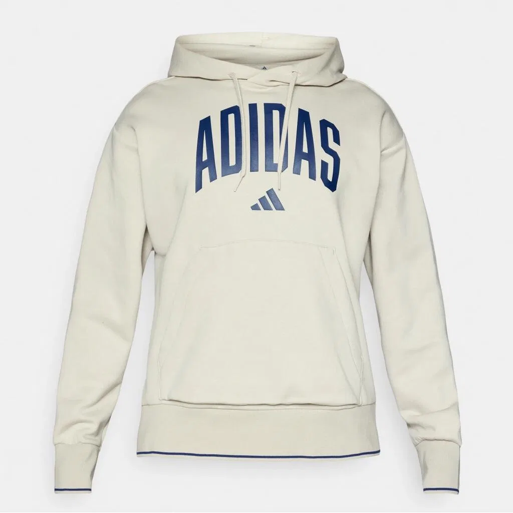 Мужское худи Adidas KC3872, Grau / Weiss — фото 2
