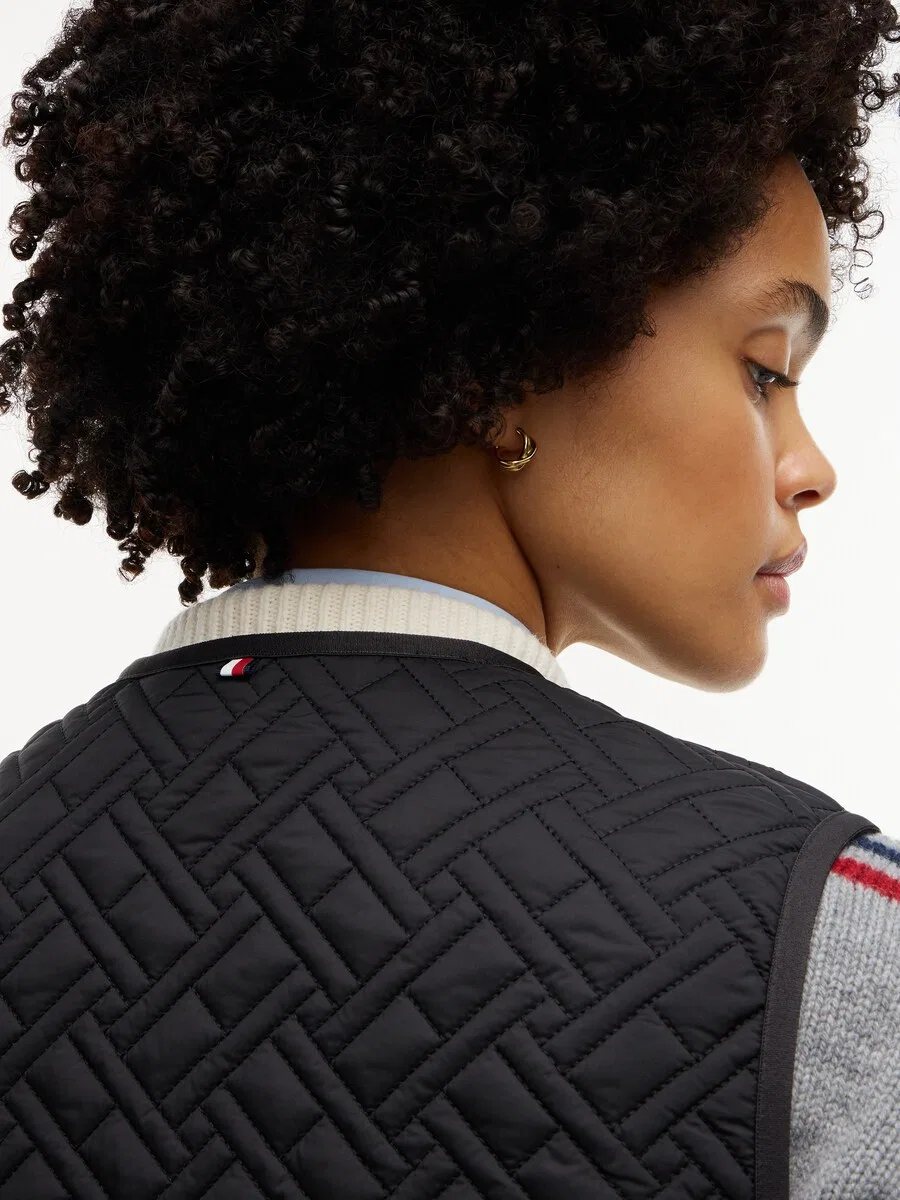 Жилет TOMMY HILFIGER черного цвета — фото 3