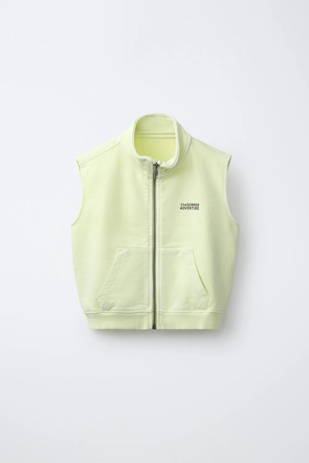 СВИТШОТ ЖИЛЕТ ZARA, Lime