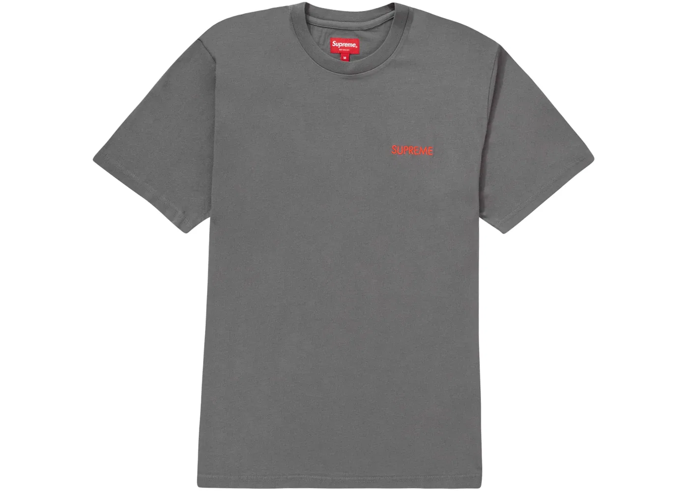 Мужская футболка с принтом Supreme Washed Capital S/S Top, Grey