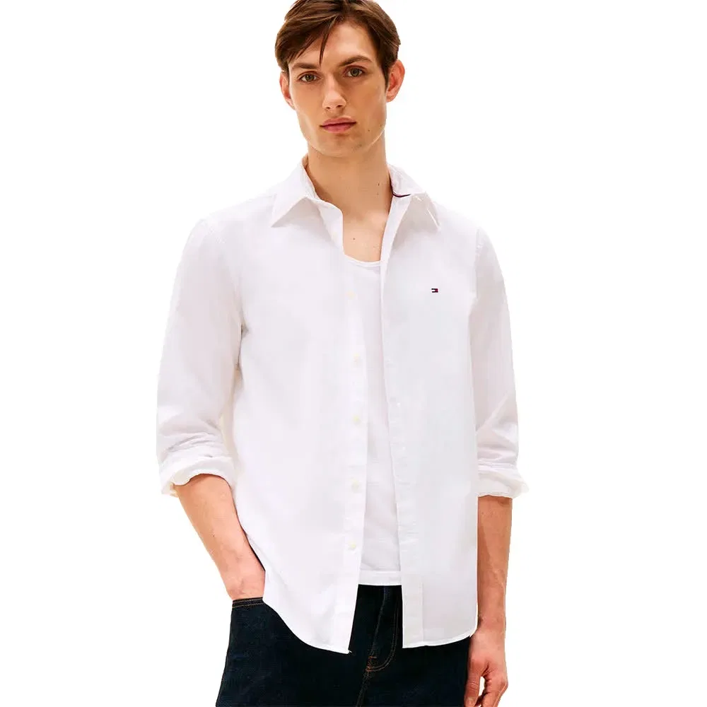 Рубашка с длинным рукавом Core Flex Regular Fit Tommy Hilfiger, белый