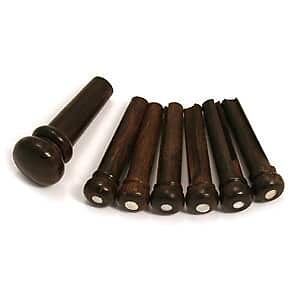

Палисандровые мостовые штифты (упаковка из 6 шт.) Allparts Bridge Pins (Pack of 6) -