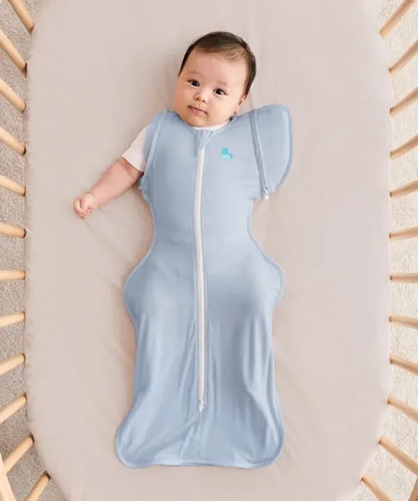 Комбинезон-кокон 50/50, SwaddleUp, светло-голубой
