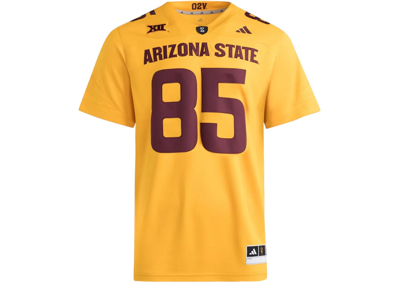 Мужская джерси с принтом Jersey Adidas, Arizona State Team Colleg Gold