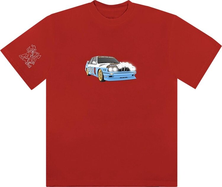 

Футболка Cactus Jack by Travis Scott JACKBOYS Vehicle T-Shirt II 'Red', красный