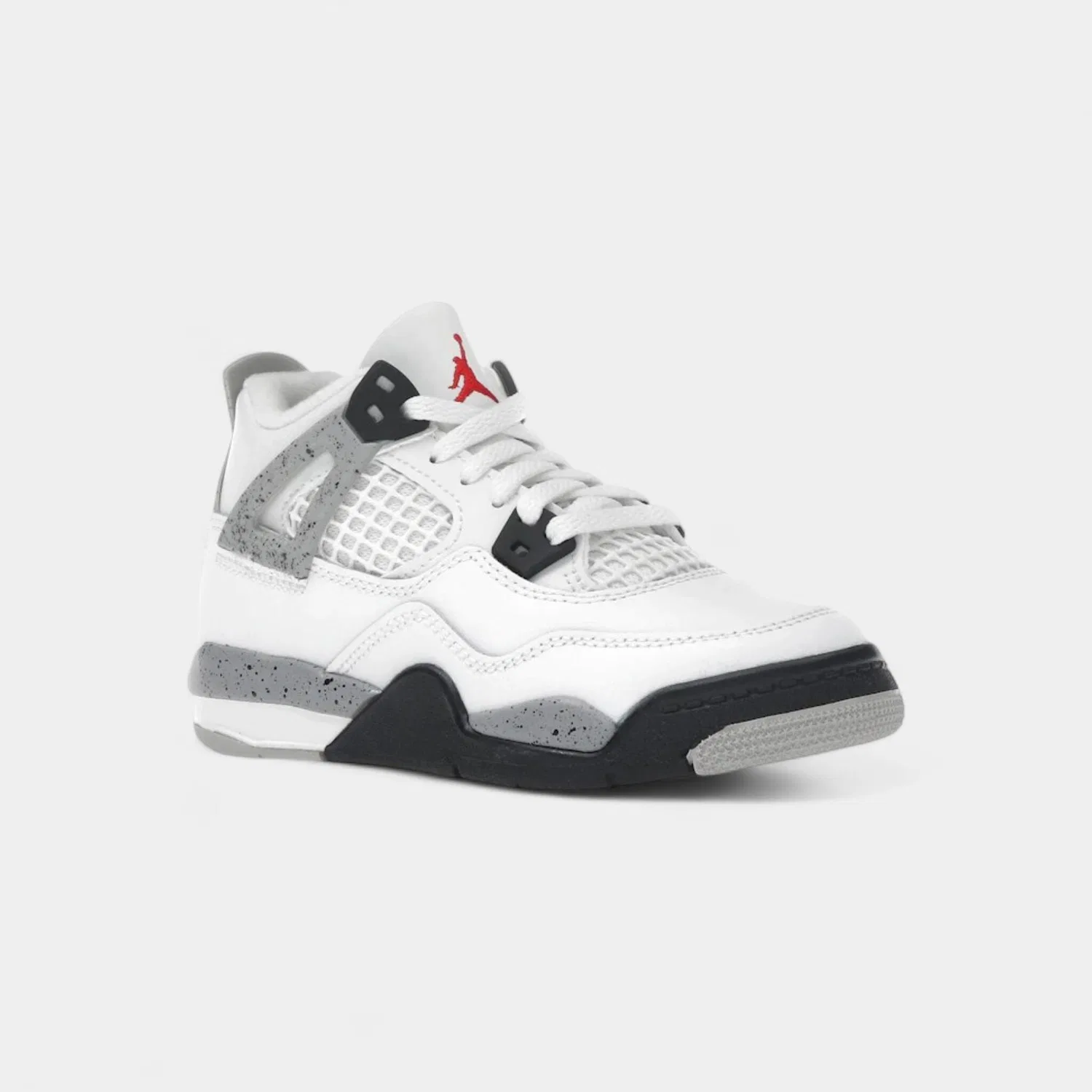 Детские кроссовки Jordan 4 Retro White Cement (2025) (PS), Weiss — фото 2