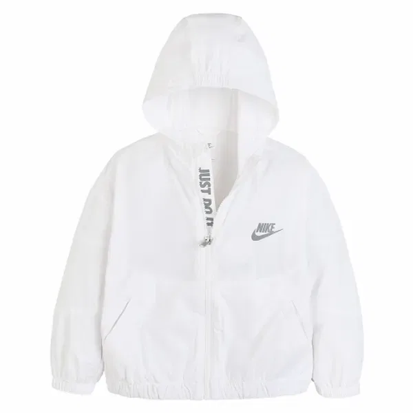 Ветровка Nike Colorblock Windrunner, детская, белая — фото 2