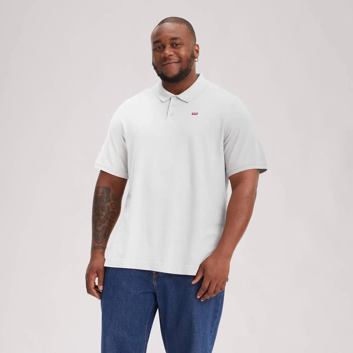 Поло Housemark (большой размер) Levi's, White - White