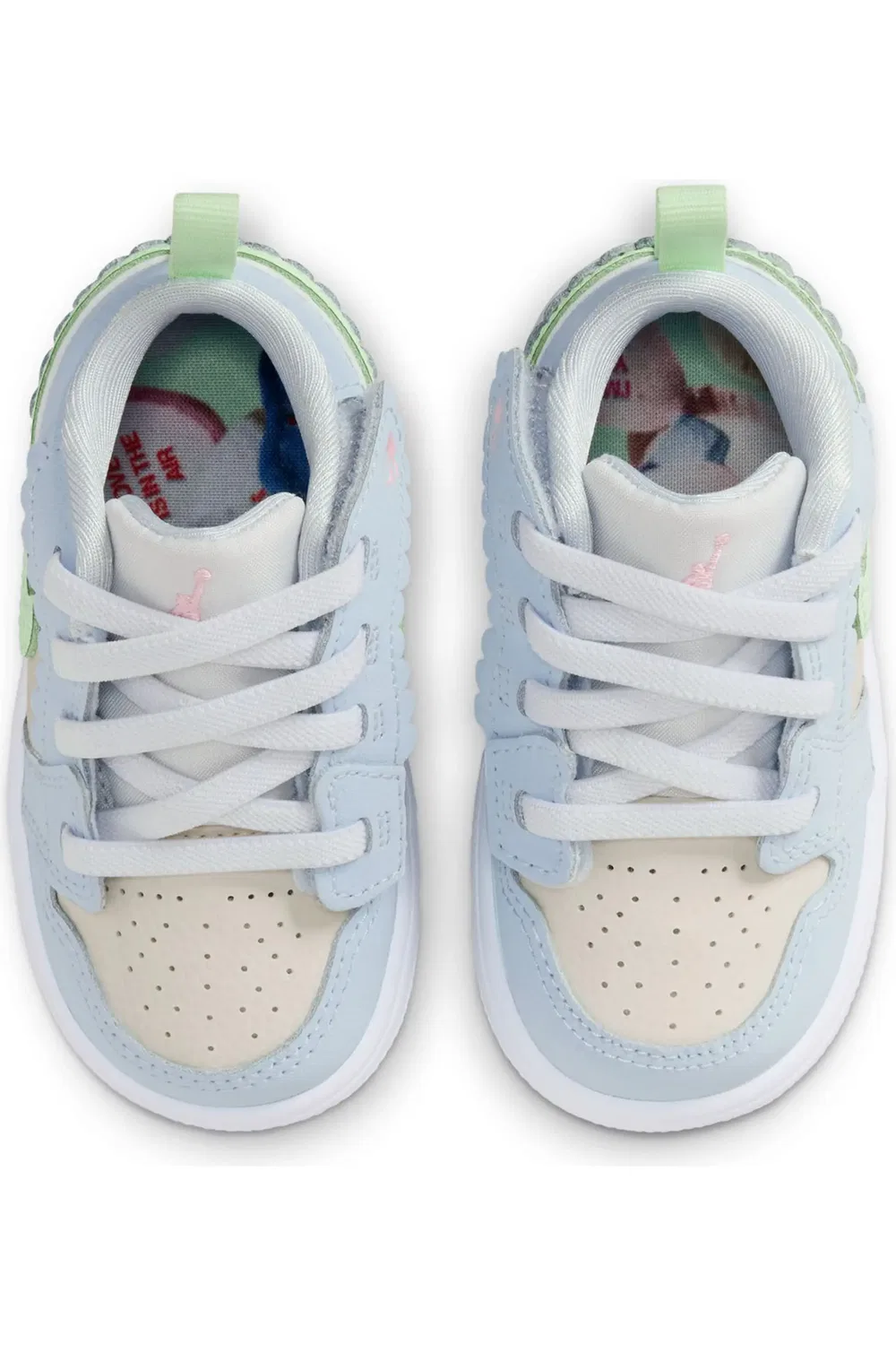 Кроссовки детские баскетбольные Air Jordan 1 Low Alt Jordan, Half Blue/Vapor Green/Sail — фото 4