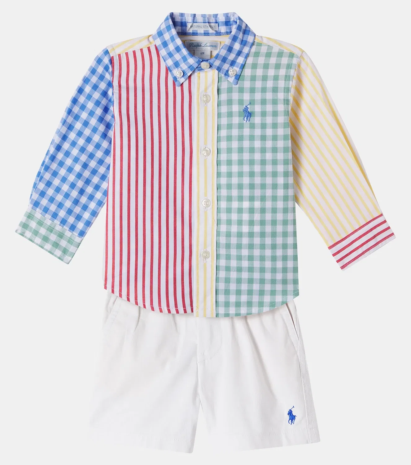 Комплект из двух предметов с длинным рукавом Polo Ralph Lauren Kids, мультиколор — фото 2