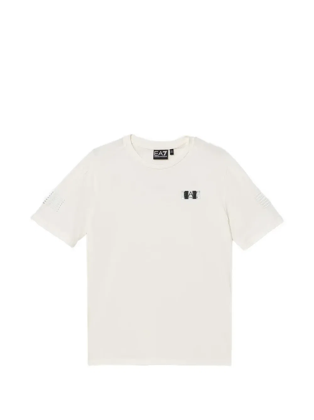 Футболка с логотипом Ea7 Emporio Armani, бежевый