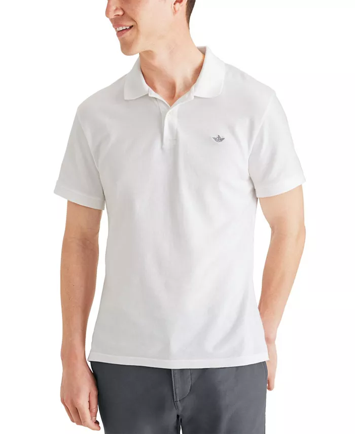 

Мужская поло с вышитым логотипом Icon Slim Fit Dockers, белый